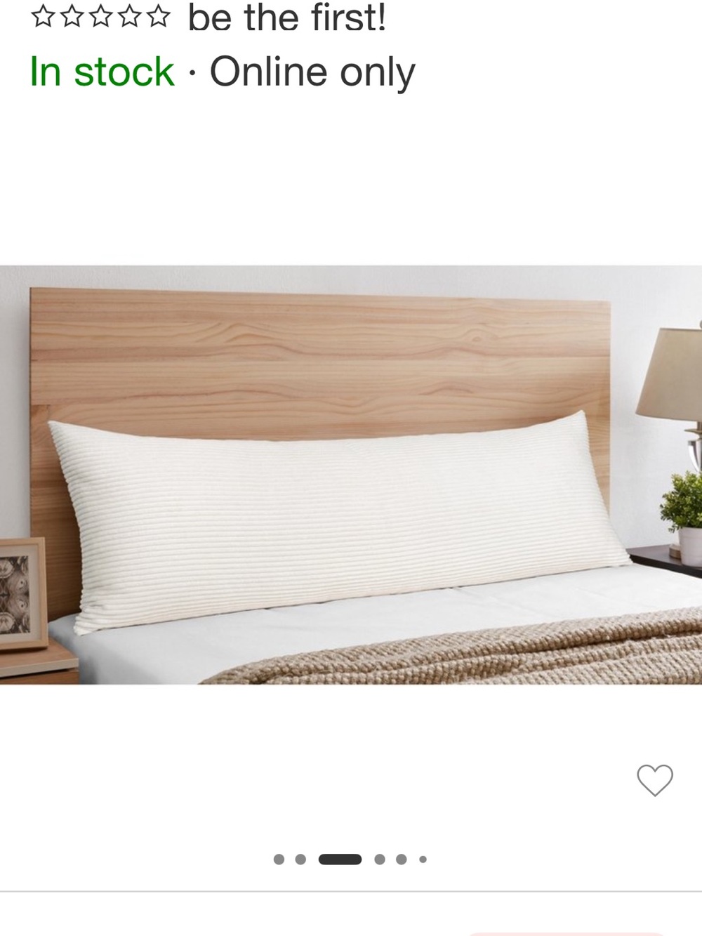 Sweet Jojo Designs White Corduroy Body Pillow Case - Soft Ribbed Texture